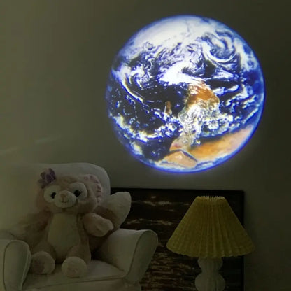 Moon Lamp Projector USB Powered Night Light for Kids