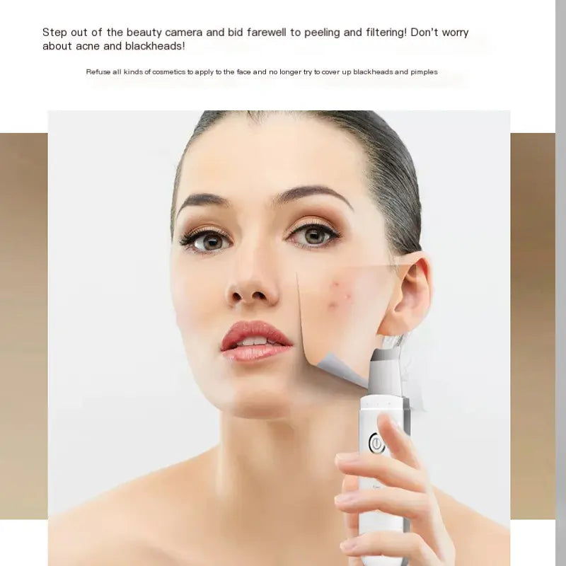 Ultrasonic Skin Scraper and Ion Cleansing Device