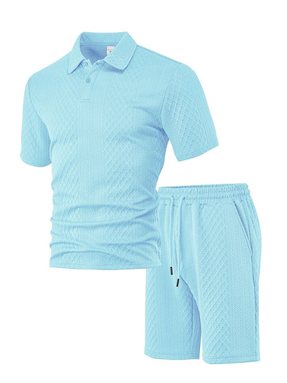 Men's Casual Thin Short Sleeve Suit