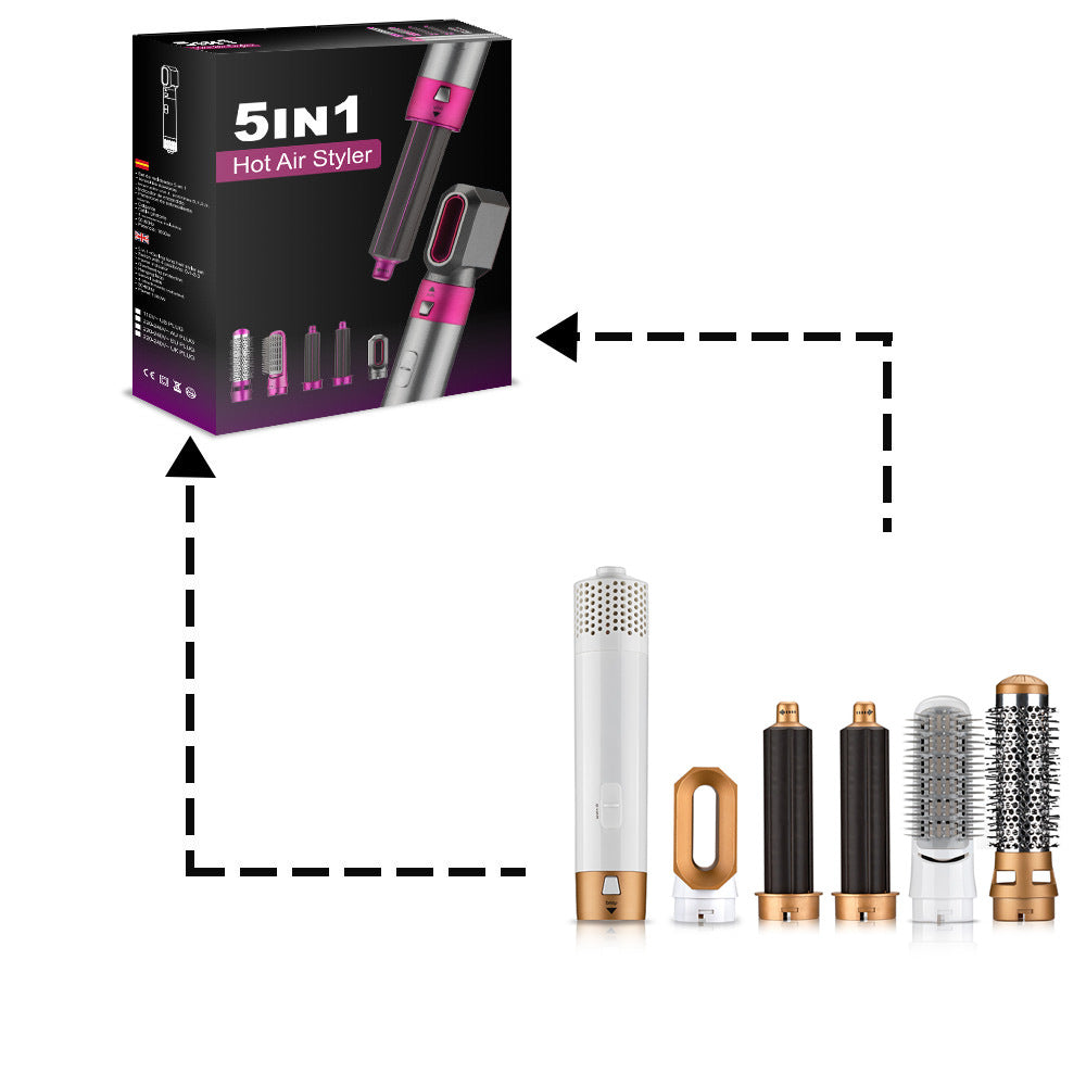 Multifunctional Air Curling Hair Dryer and Straightener