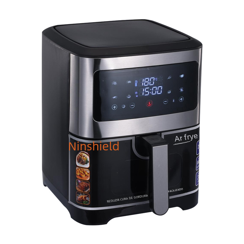 6.8L Visual Air Fryer - Stainless Steel Multi-Function