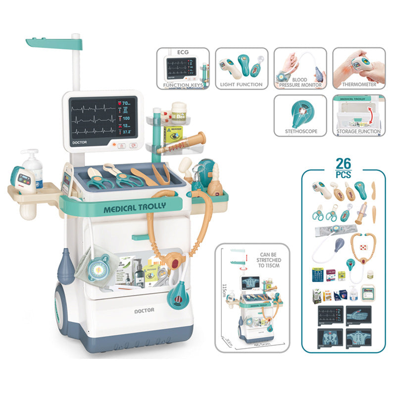Kids' Pretend Play Electric Doctor Cleaning Tools Set
