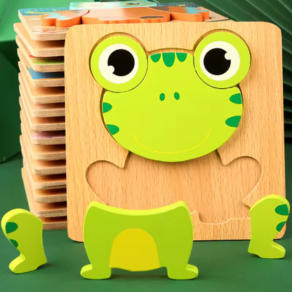 3D Animal Puzzle Set
