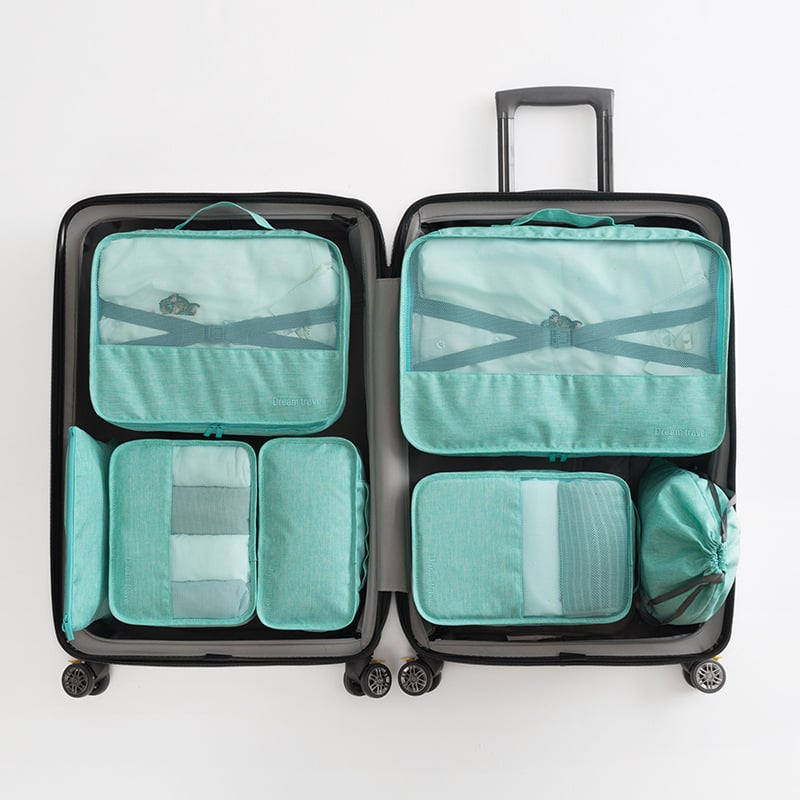 Waterproof Travel Tote Bag Set (7 Pieces)