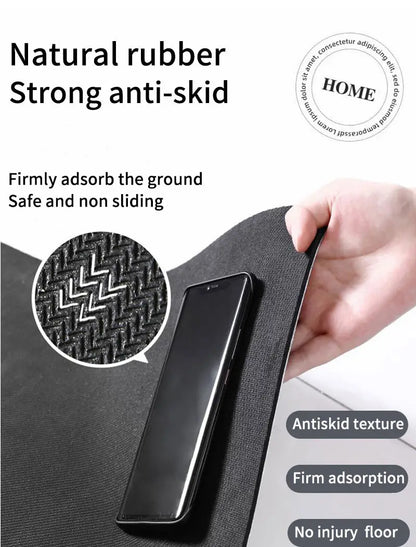Soft Two-Toned Non-Slip Silicone Bath Rug (1pc)