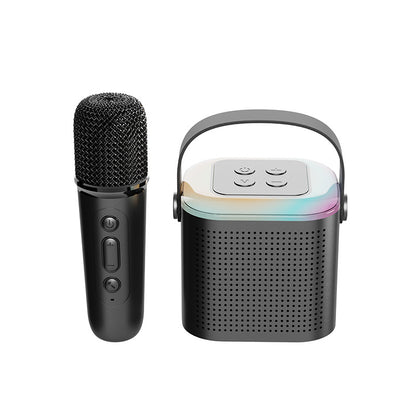 Portable Wireless Bluetooth Karaoke Microphone Speaker Set
