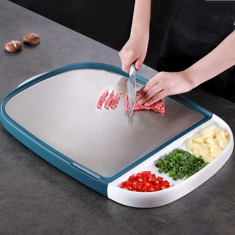 Thickened Multifunctional Stainless Steel Cutting Board
