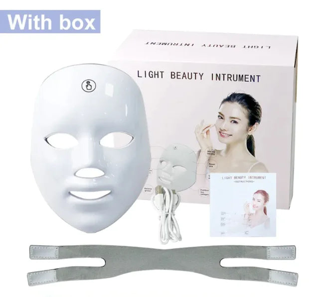 Radiance7 LED Facial Mask – Skin Rejuvenation & Anti-Aging Therapy