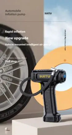 Multifunctional Handheld Wireless Digital Inflator with Intelligent Display – Portable Car Tire Air Pump