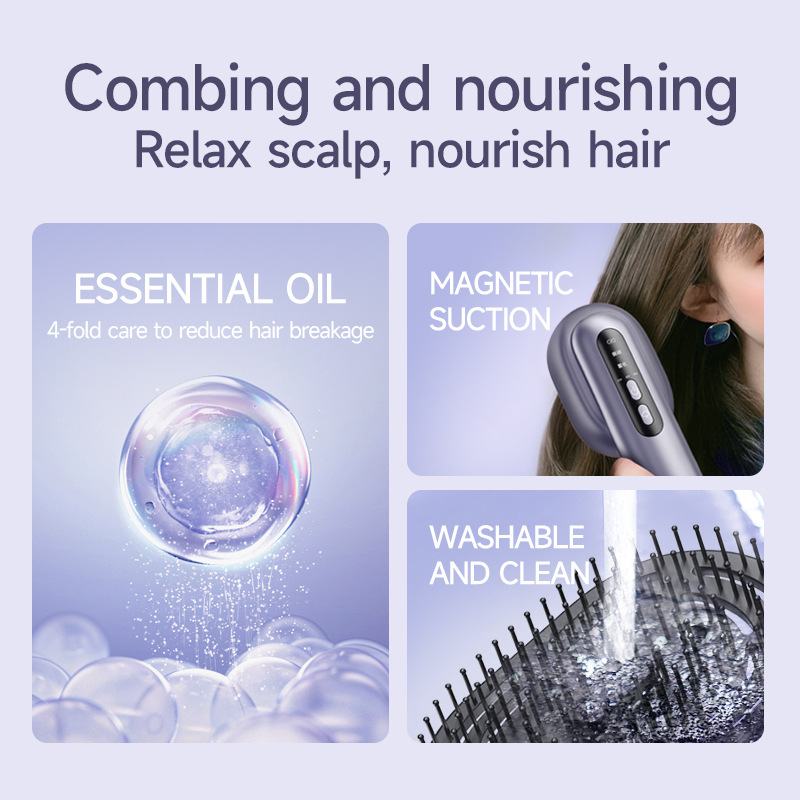 Red Light Therapy Electric Massage Comb