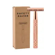 Double Edge Safety Razor with Long Handle for Men