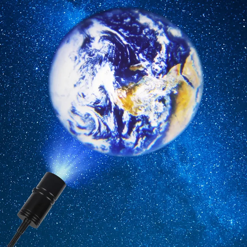 Moon Lamp Projector USB Powered Night Light for Kids