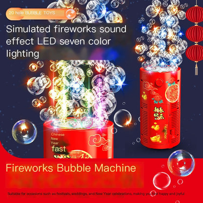 20-Hole Bubble Machine for Weddings and Celebrations