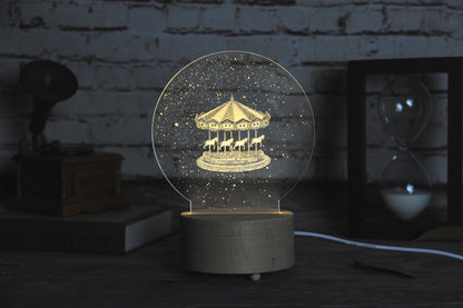 LED Moon Lamp with Bluetooth Speaker