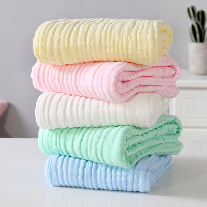 6-Layer Muslin Baby Blanket and Soft Bath Towel 105x105