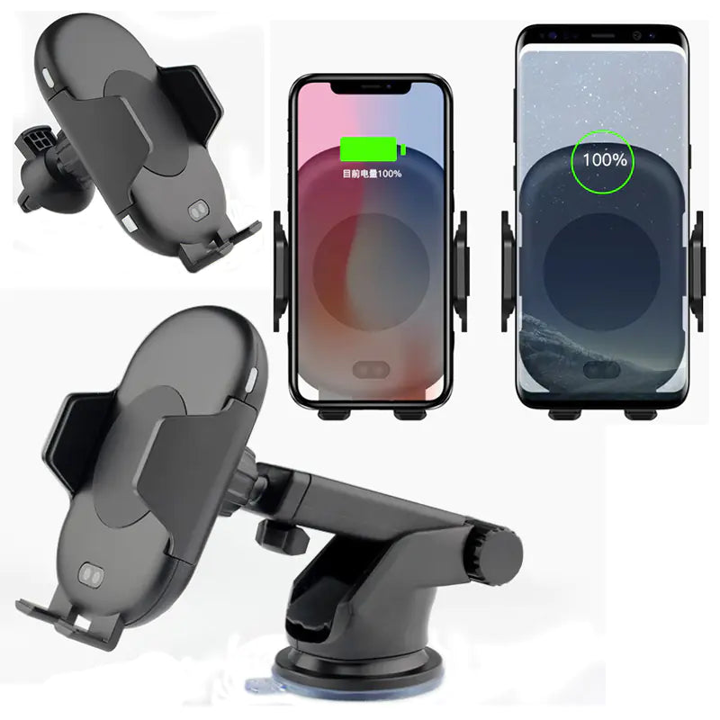 C9 Infrared Wireless Car Charger & C10 Auto Holder