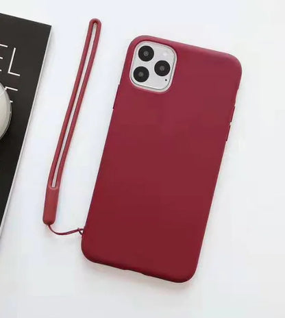 Silicone Phone Case - Solid Color Phone Cover