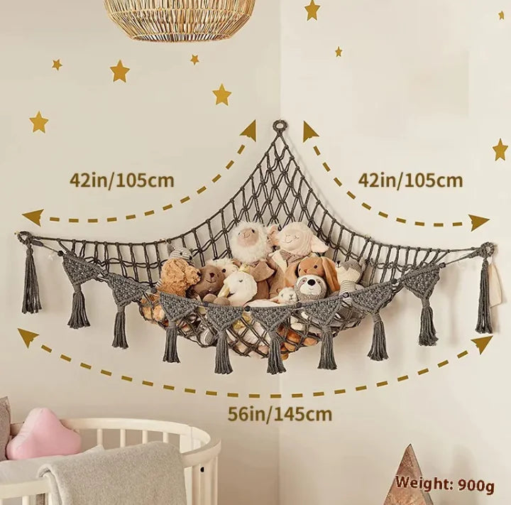 Hanging Plush Toy Organizer