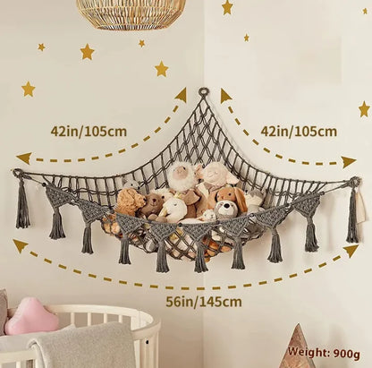 Hanging Plush Toy Organizer