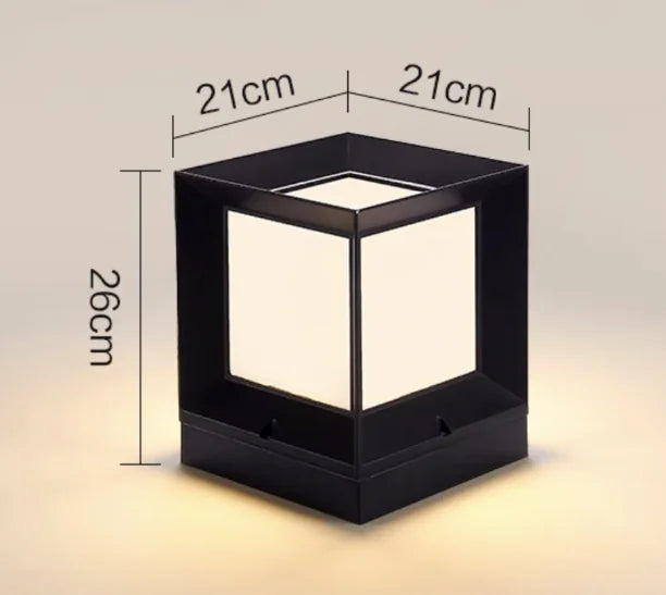 Outdoor Solar Waterproof Pillar Light for Gardens