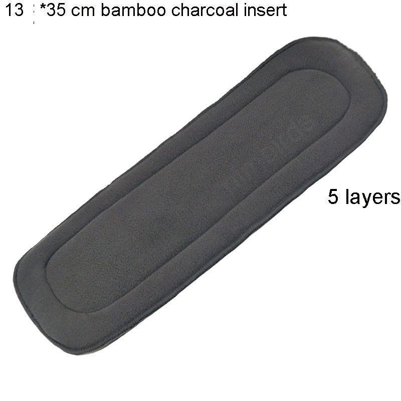 Bamboo Charcoal Washable Baby Diapers, Soft & Breathable