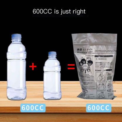600cc Portable Emergency Urine Bag for Cars