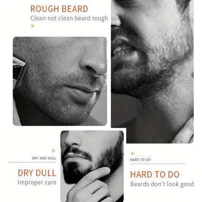 SADOER Beard Oil Set for Men - Moisturizing & Soften
