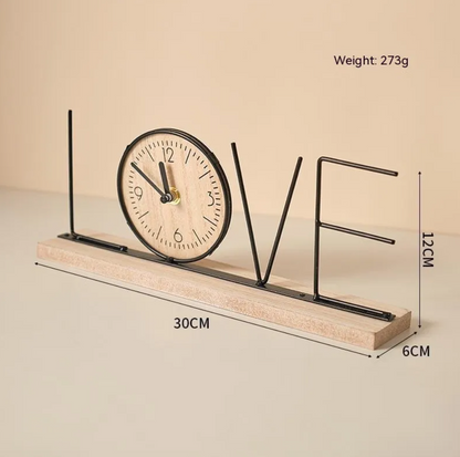 Decorative Table Clock Ornament