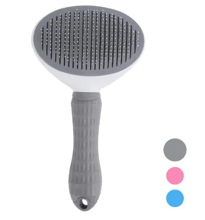 Pet Grooming Brush for Cats and Dogs (Automatic Fur Removal)