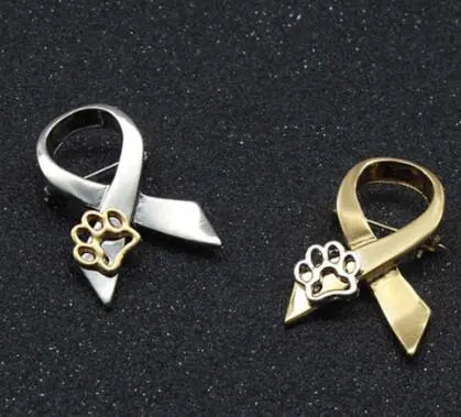 Paw Print Brooch and Lapel Pin