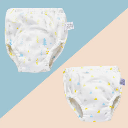 Cotton Baby Training Gauze Diaper Pants