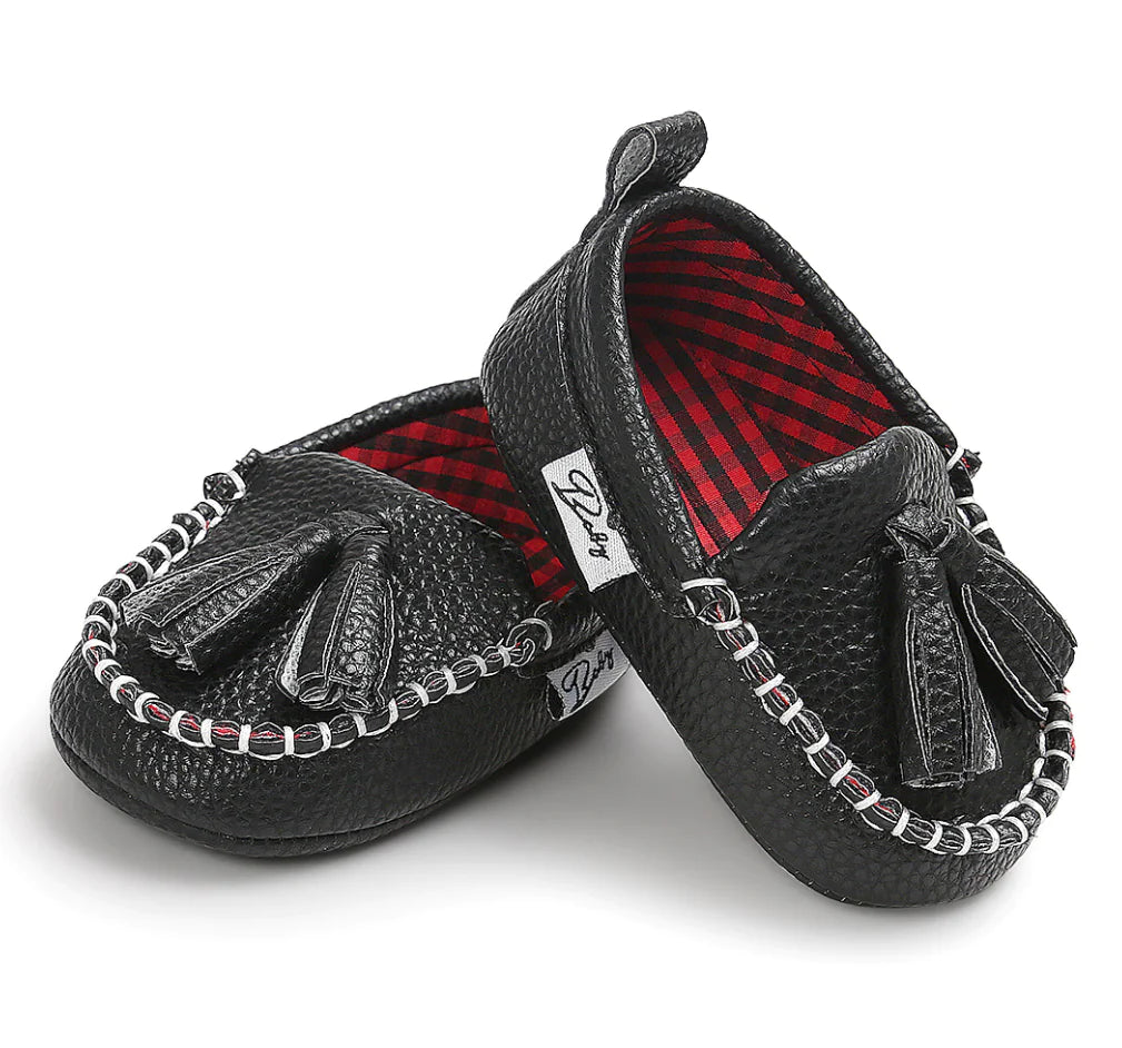 Toddler Soft Bottom Shoes with Tassels for Walking
