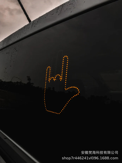 Car Decor with Three Expression Gesture Lights