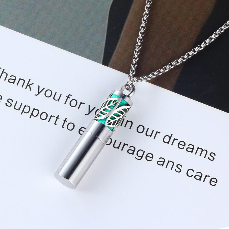 Aromatherapy Essential Oil Necklace with Pendant