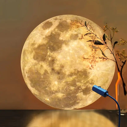 Moon Lamp Projector USB Powered Night Light for Kids