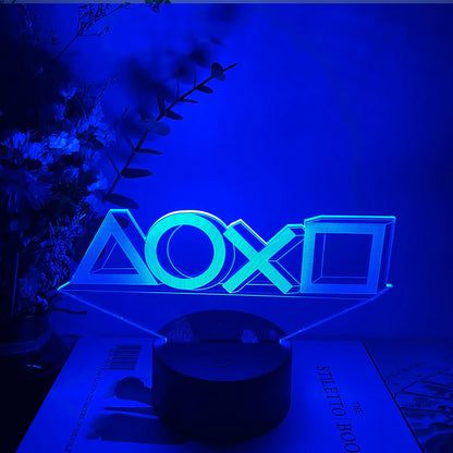 Creative Gamepad 3D LED Desk Lamp