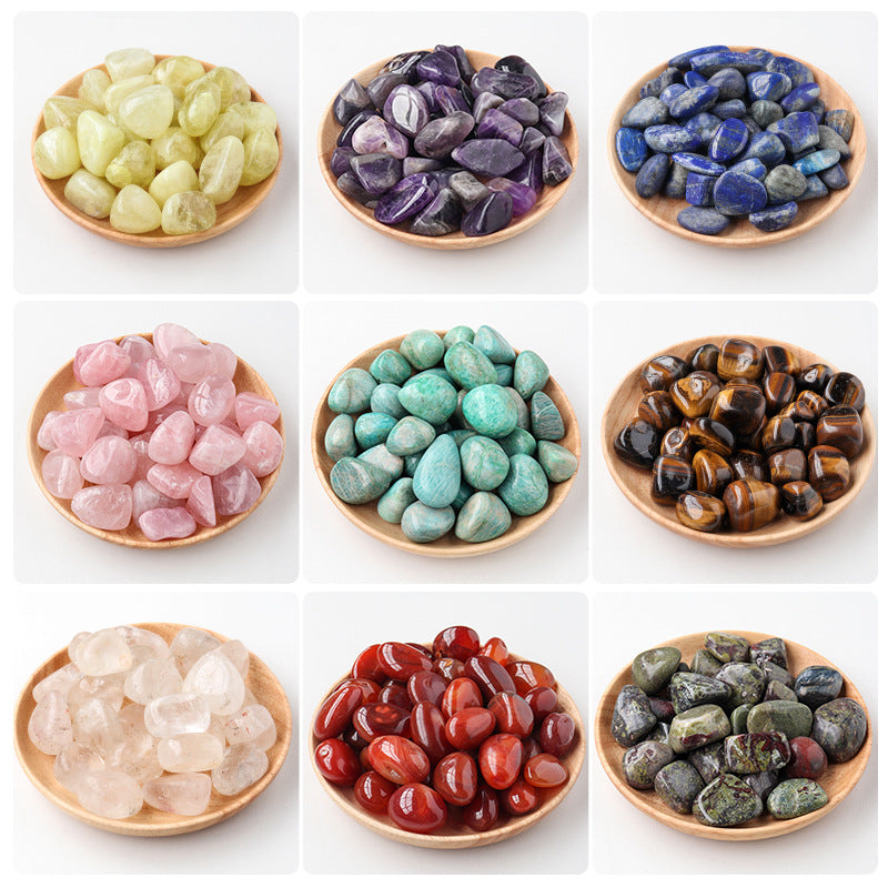 Polished Crystal Stones for Decoration and Aromatherapy