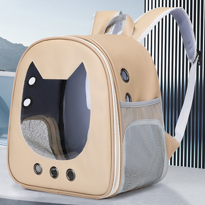 Portable Transparent Cat Carrier Backpack for Travel
