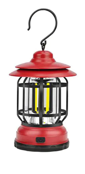 Retro Portable LED Camping Light with Stepless Dimming