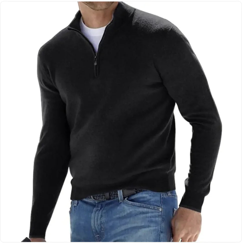 Men's Long-Sleeve Cashmere Undershirt