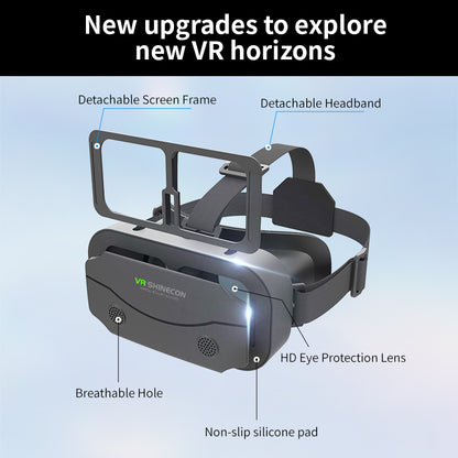 Adjustable VR Headset for 3D Virtual Reality Gaming