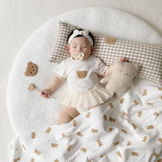 Cute Round Non-slip Baby Crawling Mat for Kids' Room