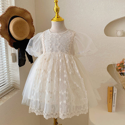 Bubble Sleeve Dress for Stylish Girls
