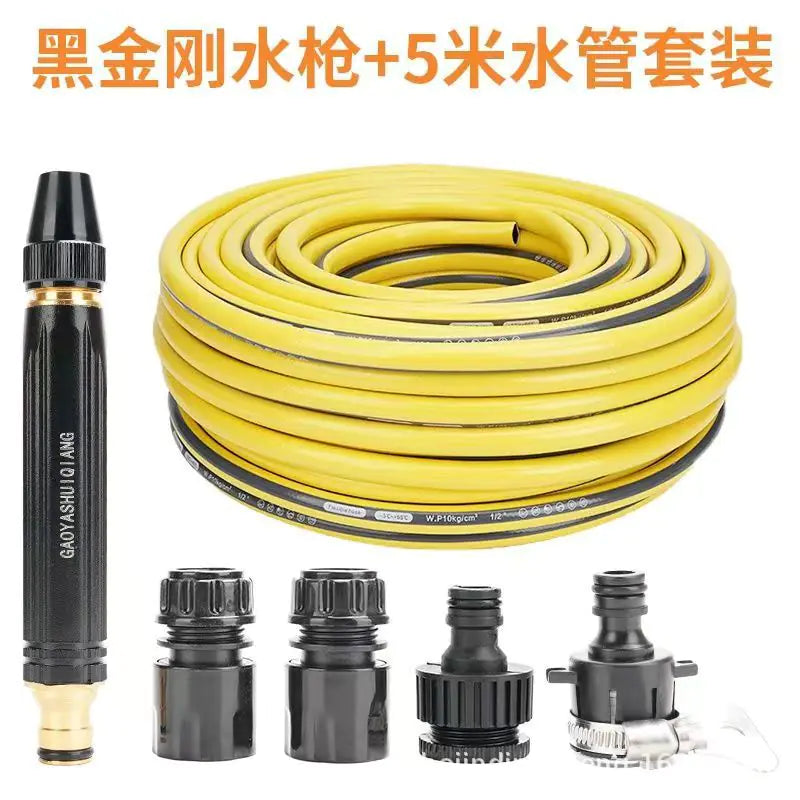 High-Pressure Car Wash Gun with Hose and Sprayer