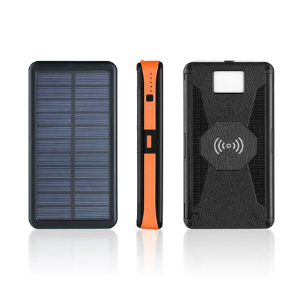 20000mAh Waterproof Magnetic Solar Power Bank