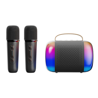 Portable Wireless Bluetooth Karaoke Microphone Speaker Set
