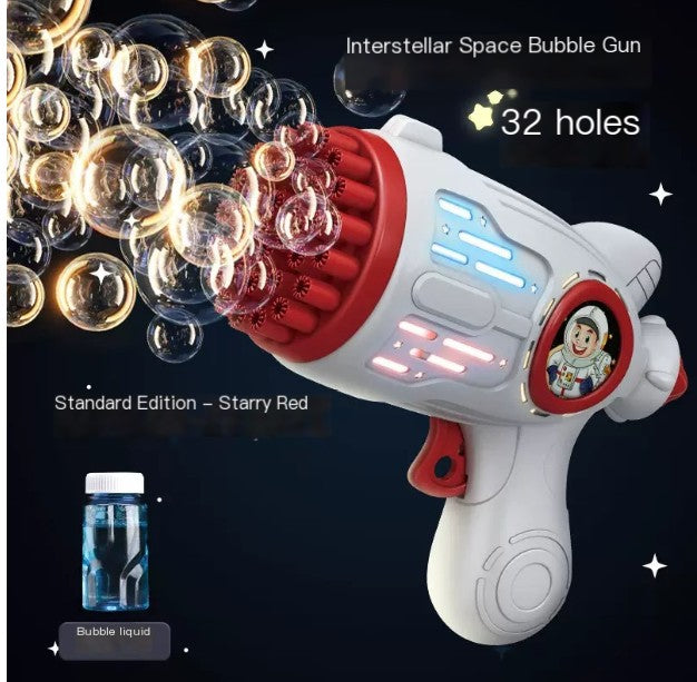 Children's Electric Bubble Machine with 29-32 Holes