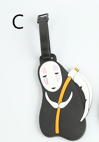 Creative Cartoon Silicone Luggage Tag - Spirited Away