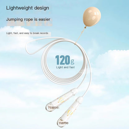 Customizable Speed Jump Rope with Transparent Handles