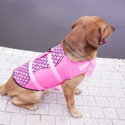 Shark Mermaid Pet Life Jacket for Dogs (Amazon Hit)